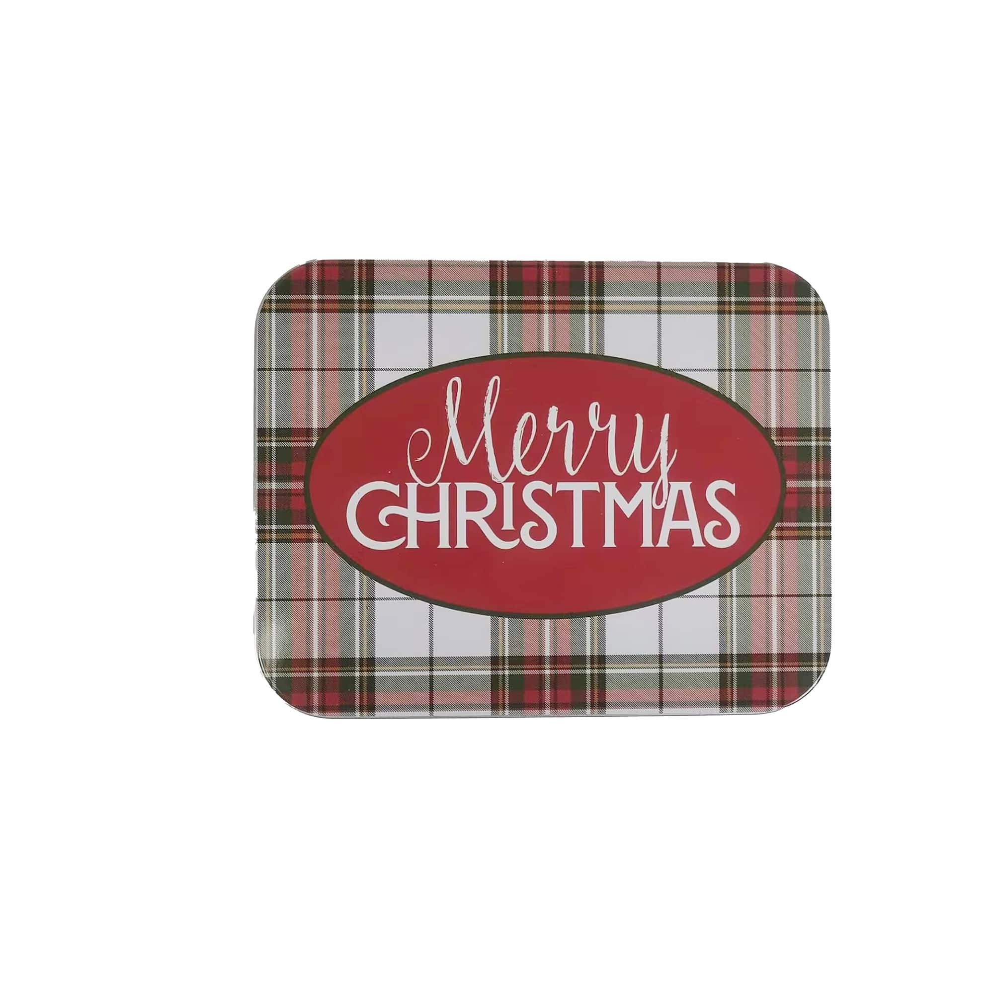 Christmas Plaid Gift Card Tin by Fab Finds